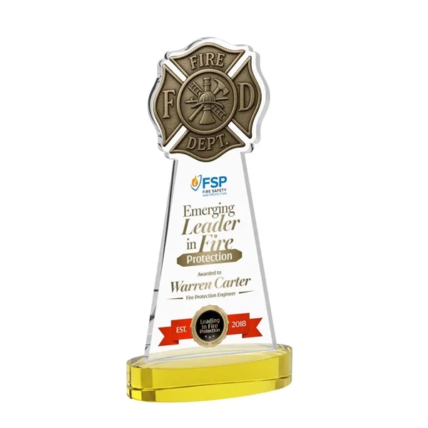 Fire Dept VividPrint™ Award on Alberton Base - Gold... from ASI 84592 St Regis Group / St Regis