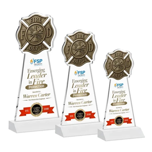 Fire Dept VividPrint™ Award - White... from ASI 84592 St Regis Group / St Regis