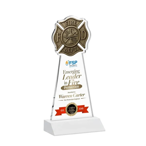 Fire Dept VividPrint™ Award - White... from ASI 84592 St Regis Group / St Regis