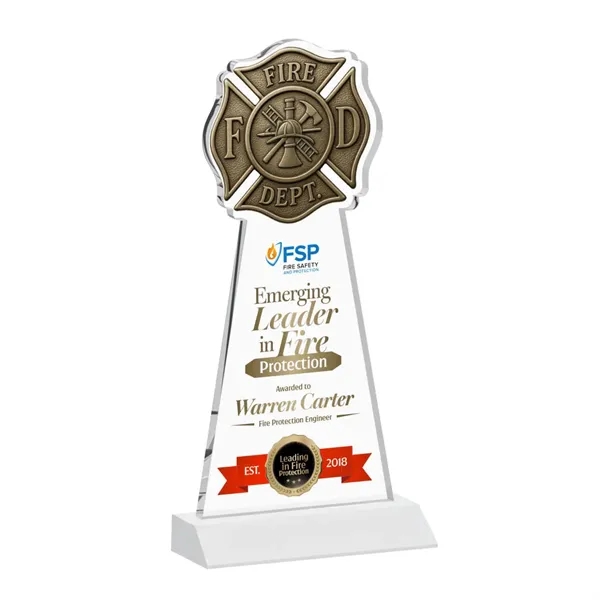 Fire Dept VividPrint™ Award - White... from ASI 84592 St Regis Group / St Regis