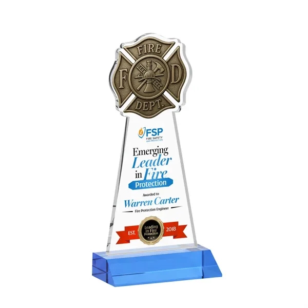 Fire Dept VividPrint™ Award - Sky Blue... from ASI 84592 St Regis Group / St Regis