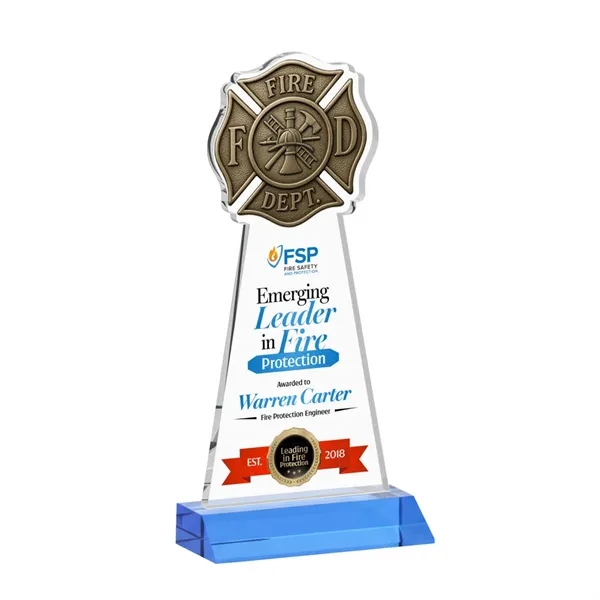 Fire Dept VividPrint™ Award - Sky Blue... from ASI 84592 St Regis Group / St Regis
