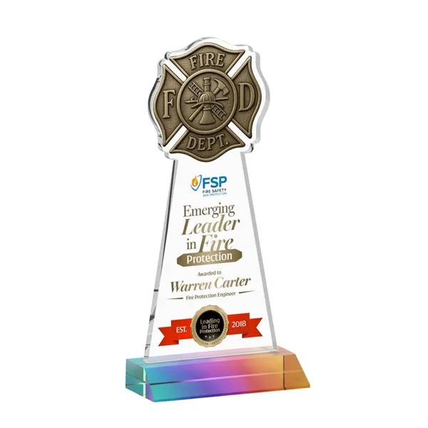 Fire Dept VividPrint™ Award - Prismatic... from ASI 84592 St Regis Group / St Regis