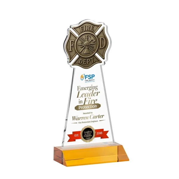 Fire Dept VividPrint™ Award - Amber... from ASI 84592 St Regis Group / St Regis