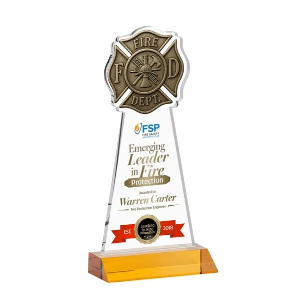Fire Dept VividPrint™ Award - Amber... from ASI 84592 St Regis Group / St Regis