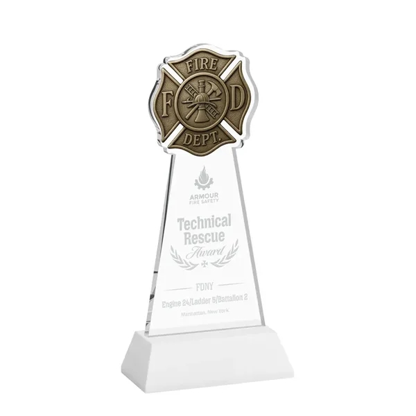 Fire Dept Award on Hartford Base - White... from ASI 84592 St Regis Group / St Regis