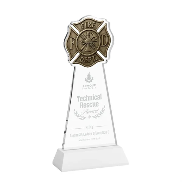 Fire Dept Award on Hartford Base - White... from ASI 84592 St Regis Group / St Regis