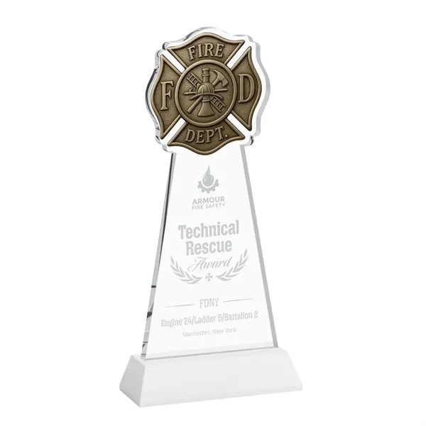 Fire Dept Award on Hartford Base - White... from ASI 84592 St Regis Group / St Regis
