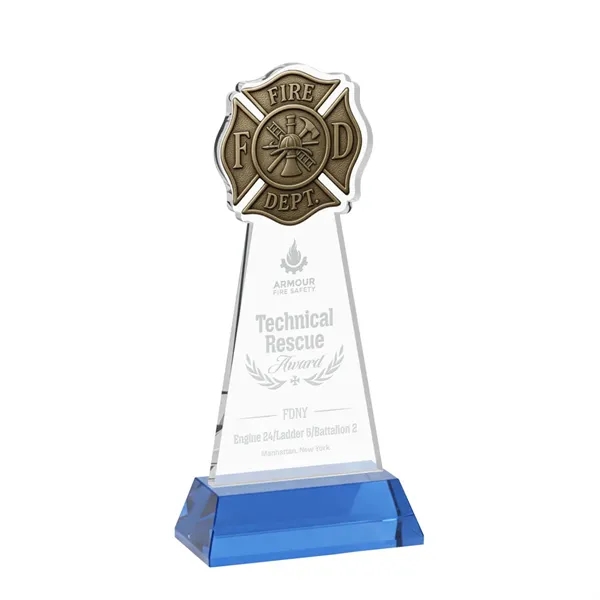 Fire Dept Award on Hartford Base - Sky Blue... from ASI 84592 St Regis Group / St Regis
