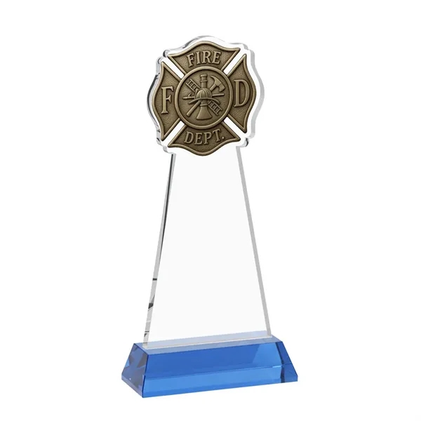 Fire Dept Award on Hartford Base - Sky Blue... from ASI 84592 St Regis Group / St Regis