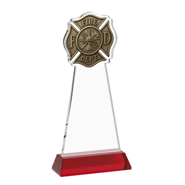 Fire Dept Award on Hartford Base - Red... from ASI 84592 St Regis Group / St Regis