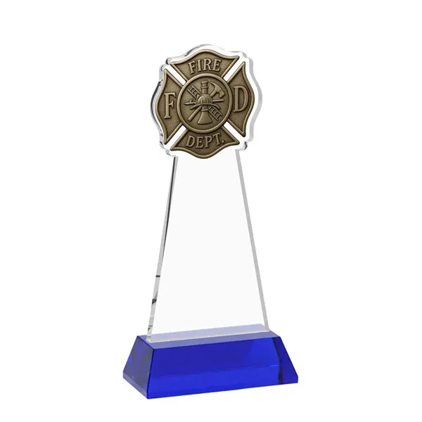 Fire Dept Award on Hartford Base - Blue... from ASI 84592 St Regis Group / St Regis