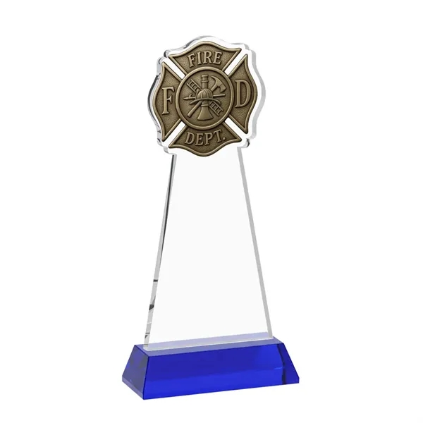Fire Dept Award on Hartford Base - Blue... from ASI 84592 St Regis Group / St Regis