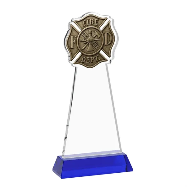 Fire Dept Award on Hartford Base - Blue... from ASI 84592 St Regis Group / St Regis