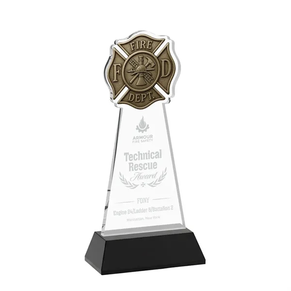 Fire Dept Award on Hartford Base - Black... from ASI 84592 St Regis Group / St Regis