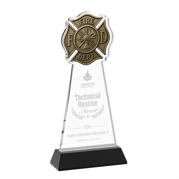 Fire Dept Award on Hartford Base - Black... from ASI 84592 St Regis Group / St Regis
