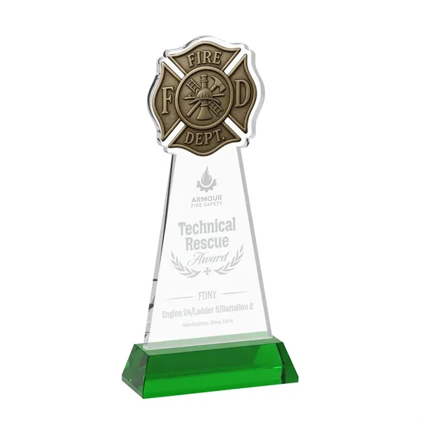 Fire Dept Award on Hartford Base - Green... from ASI 84592 St Regis Group / St Regis