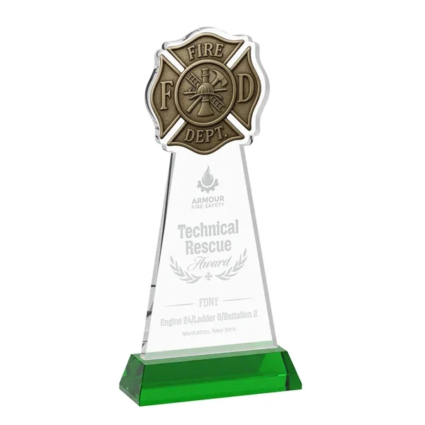 Fire Dept Award on Hartford Base - Green... from ASI 84592 St Regis Group / St Regis