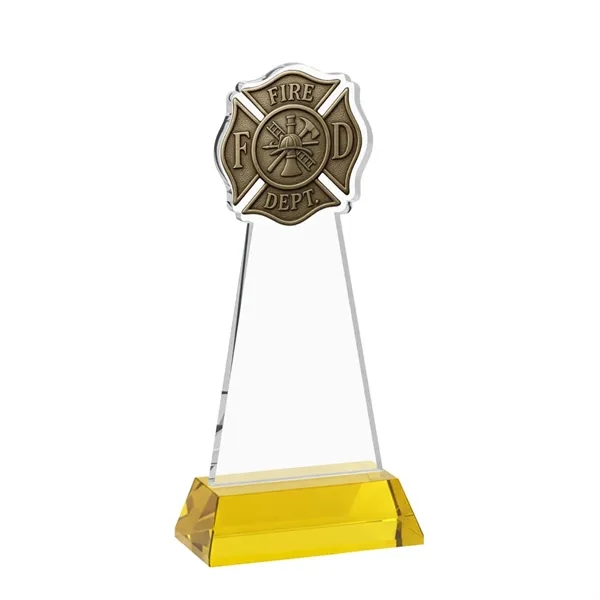 Fire Dept Award on Hartford Base - Gold... from ASI 84592 St Regis Group / St Regis