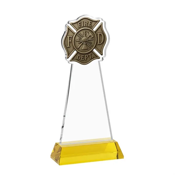 Fire Dept Award on Hartford Base - Gold... from ASI 84592 St Regis Group / St Regis