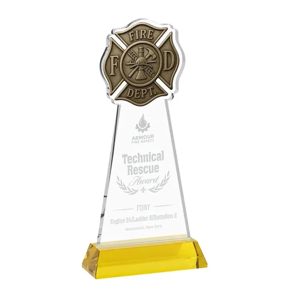 Fire Dept Award on Hartford Base - Gold... from ASI 84592 St Regis Group / St Regis