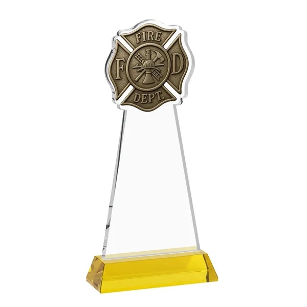 Fire Dept Award on Hartford Base - Gold... from ASI 84592 St Regis Group / St Regis