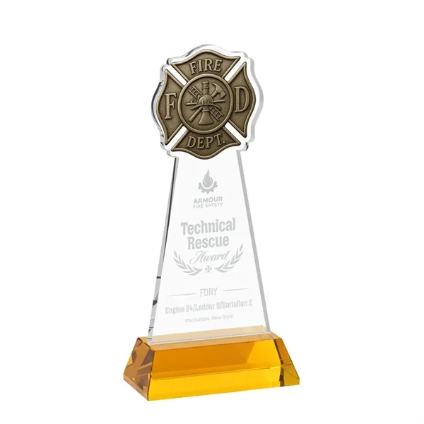 Fire Dept Award on Hartford Base - Amber... from ASI 84592 St Regis Group / St Regis