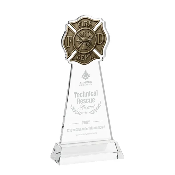 Fire Dept Award on Hartford Base - Clear... from ASI 84592 St Regis Group / St Regis