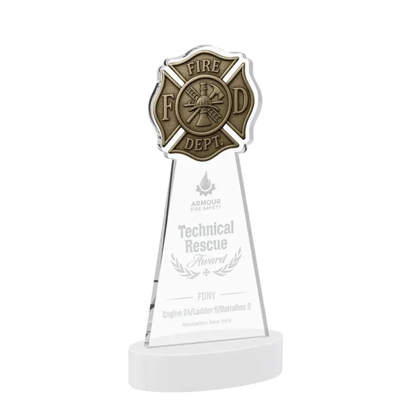 Fire Dept Award on Alberton Base - White... from ASI 84592 St Regis Group / St Regis