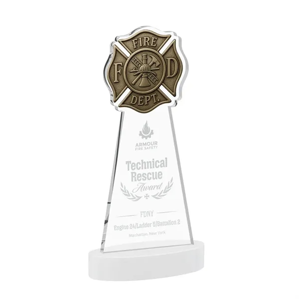Fire Dept Award on Alberton Base - White... from ASI 84592 St Regis Group / St Regis