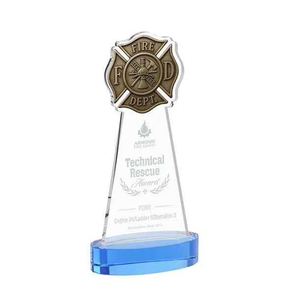 Fire Dept Award on Alberton Base - Sky Blue... from ASI 84592 St Regis Group / St Regis