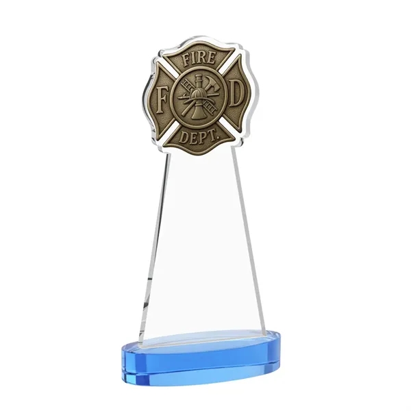 Fire Dept Award on Alberton Base - Sky Blue... from ASI 84592 St Regis Group / St Regis