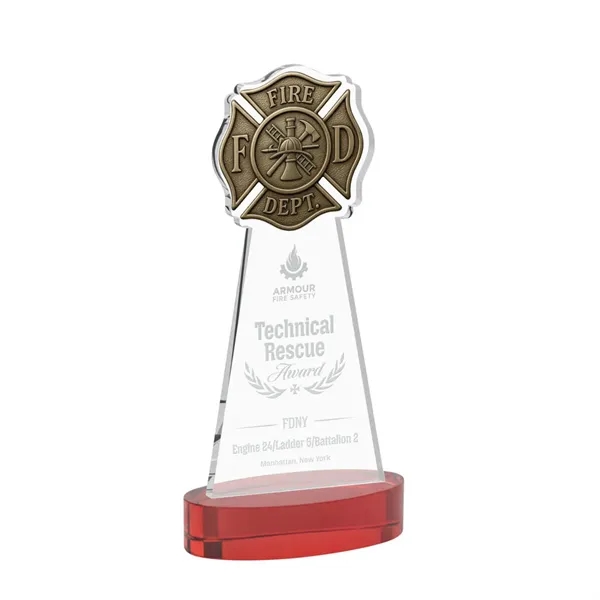 Fire Dept Award on Alberton Base - Red... from ASI 84592 St Regis Group / St Regis
