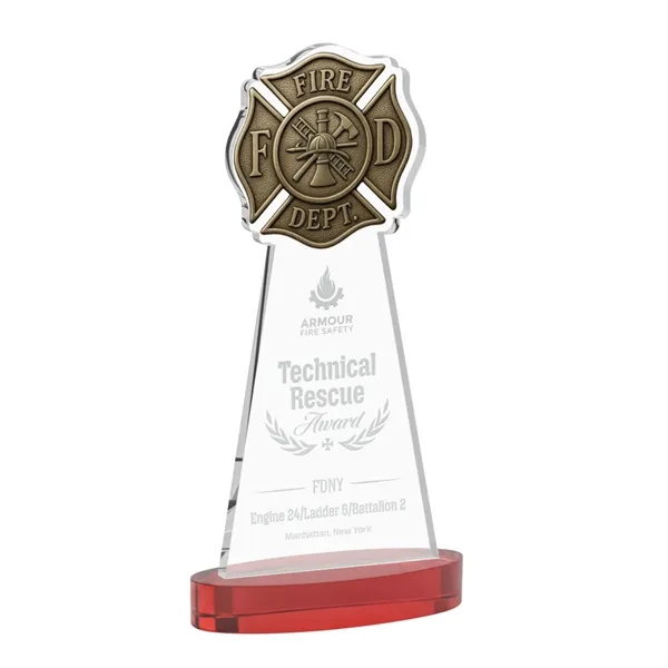Fire Dept Award on Alberton Base - Red... from ASI 84592 St Regis Group / St Regis