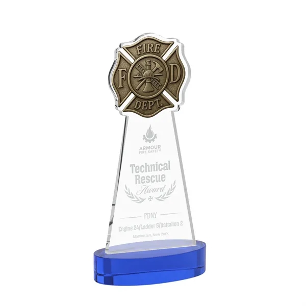 Fire Dept Award on Alberton Base - Blue... from ASI 84592 St Regis Group / St Regis