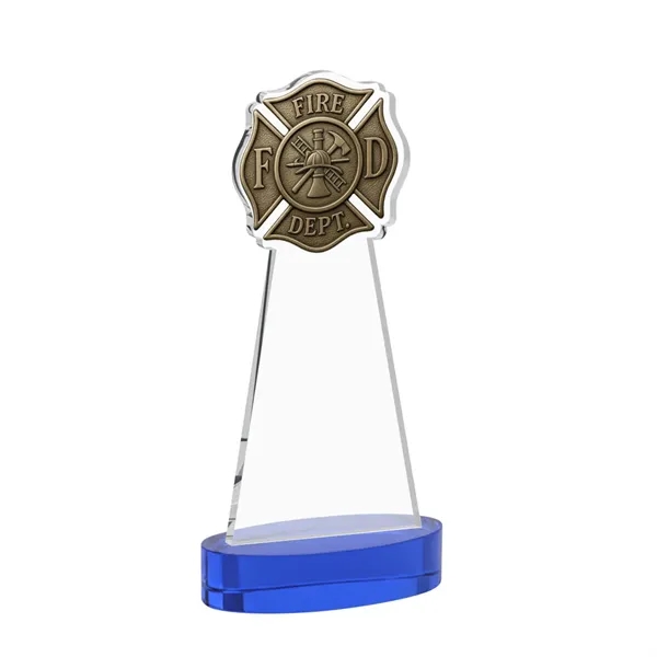 Fire Dept Award on Alberton Base - Blue... from ASI 84592 St Regis Group / St Regis