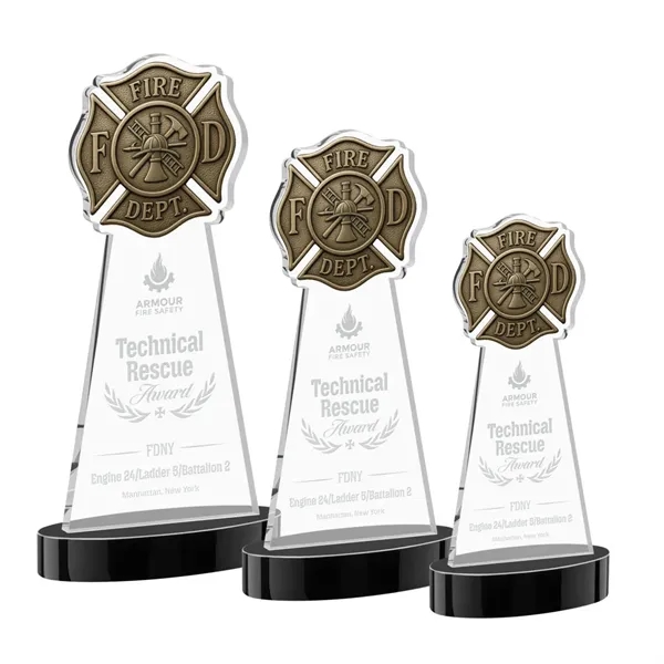 Fire Dept Award on Alberton Base - Black... from ASI 84592 St Regis Group / St Regis