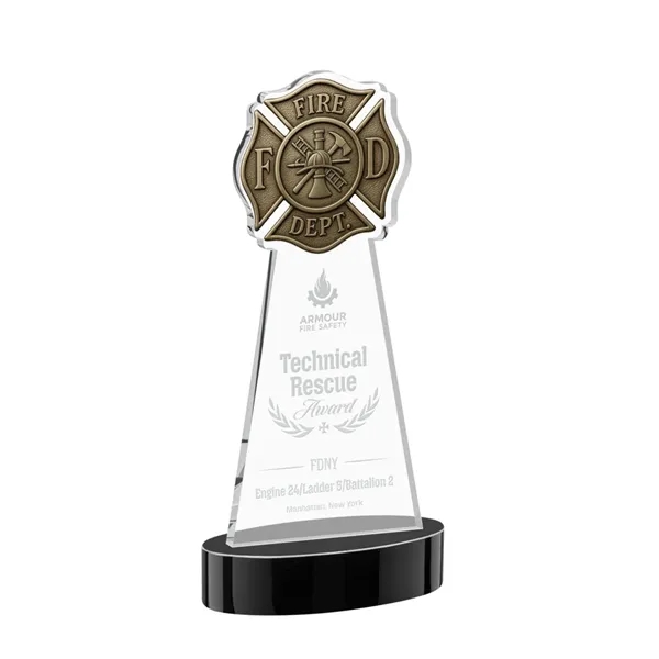 Fire Dept Award on Alberton Base - Black... from ASI 84592 St Regis Group / St Regis