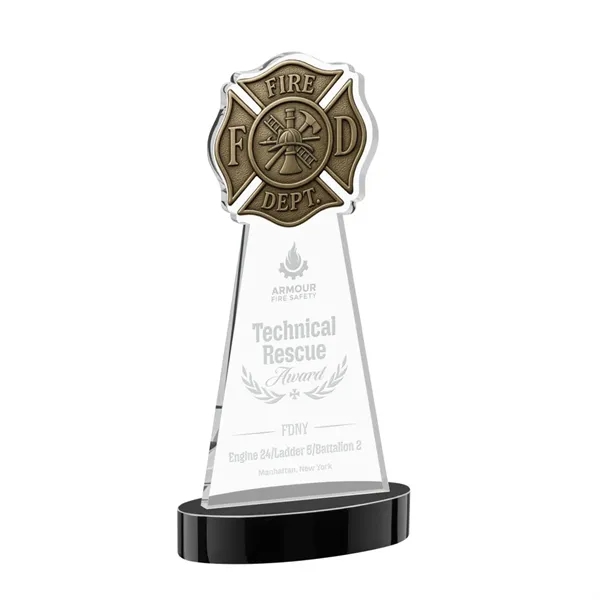 Fire Dept Award on Alberton Base - Black... from ASI 84592 St Regis Group / St Regis