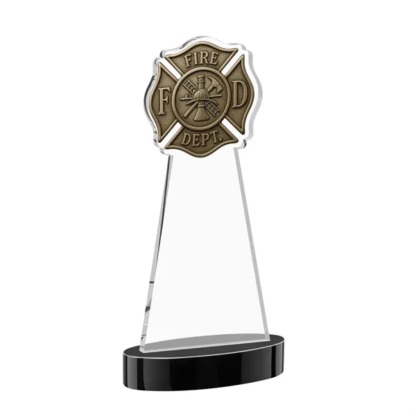 Fire Dept Award on Alberton Base - Black... from ASI 84592 St Regis Group / St Regis