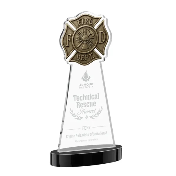 Fire Dept Award on Alberton Base - Black... from ASI 84592 St Regis Group / St Regis