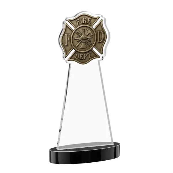 Fire Dept Award on Alberton Base - Black... from ASI 84592 St Regis Group / St Regis