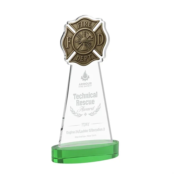 Fire Dept Award on Alberton Base - Green... from ASI 84592 St Regis Group / St Regis