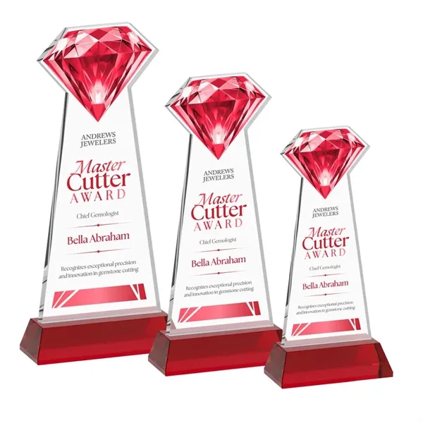 Gemstone VividPrint™ Award on Hartford Base - Red... from ASI 84592 St Regis Group / St Regis