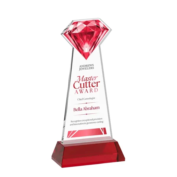 Gemstone VividPrint™ Award on Hartford Base - Red... from ASI 84592 St Regis Group / St Regis