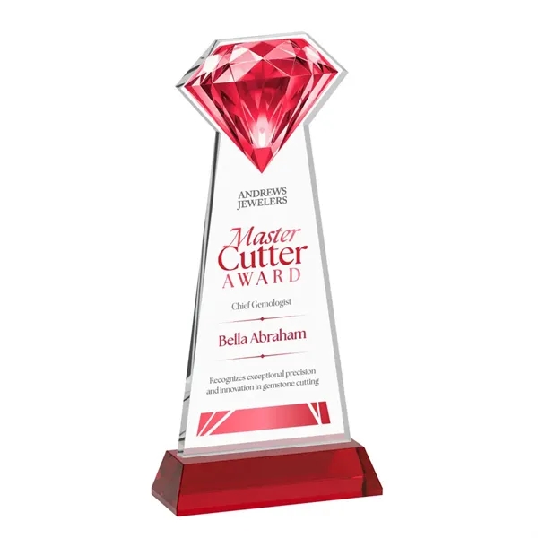 Gemstone VividPrint™ Award on Hartford Base - Red... from ASI 84592 St Regis Group / St Regis