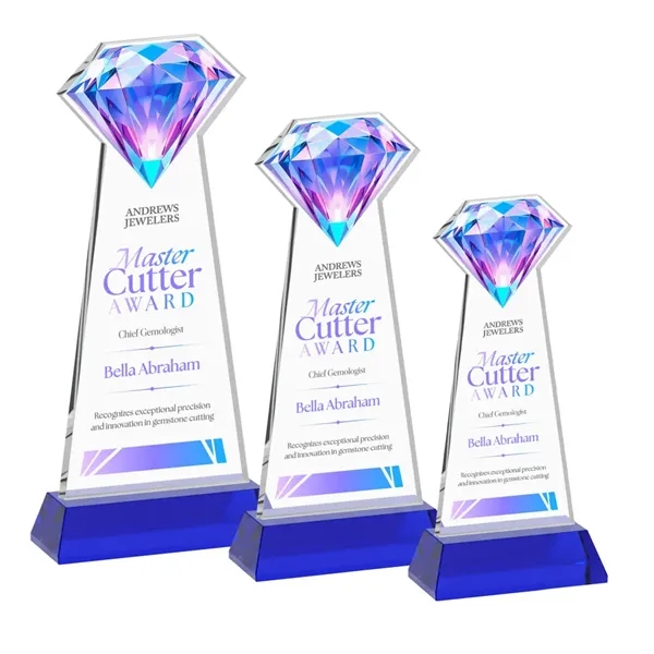 Gemstone VividPrint™ Award on Hartford Base - Blue... from ASI 84592 St Regis Group / St Regis