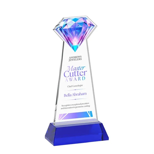 Gemstone VividPrint™ Award on Hartford Base - Blue... from ASI 84592 St Regis Group / St Regis
