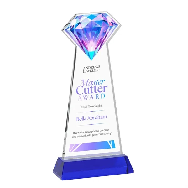 Gemstone VividPrint™ Award on Hartford Base - Blue... from ASI 84592 St Regis Group / St Regis