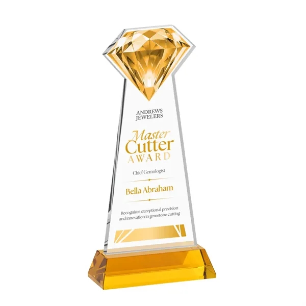 Gemstone VividPrint™ Award on Hartford Base - Amber... from ASI 84592 St Regis Group / St Regis